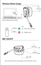 NUBWO G06 Dual Wireless Gaming Headset - Image 10