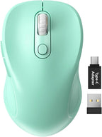 Trueque Wireless Mouse for Laptop, 2.4GHz Ergonomic Computer Mouse by Trueque