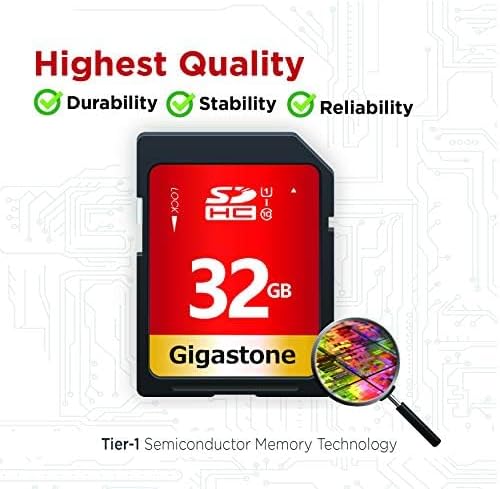 GIGASTONE 32GB SD Card 50-Pack UHS-I U1 Class 10 SDHC Memory Card High-Speed - Image 7