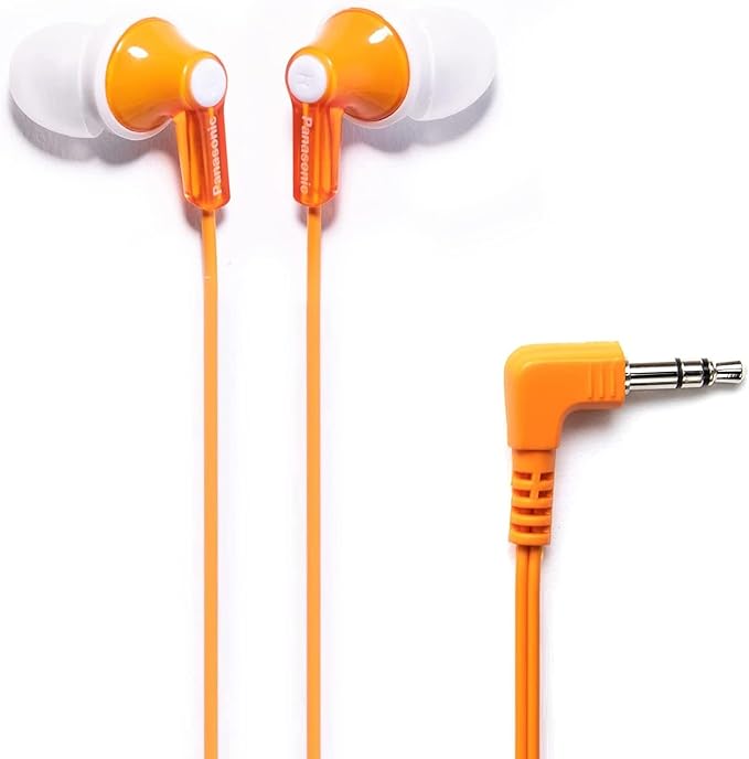 Panasonic ErgoFit In-Ear Earbud Headphones RP-HJE120-D Dynamic Crystal Clear by Panasonic