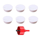 TuTuYa 6PCS Desk Grommet, 3-1/6inch White Desk Cable Hole Covers by TuTuYa