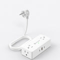 Kakyanill European Travel Plug Adapter, Type E F Plug Adapter, 4 AC Outlets by kakyanill