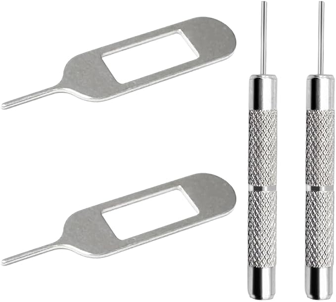 4 Pcs SIM Card Removal Openning Tool Tray Eject Pins Needle Opener Ejector by Unknown