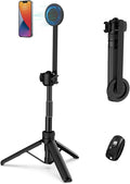 PHOPIK 35" Magnetic Selfie Stick Phone Tripod, Extendable Phone Tripod by PHOPIK