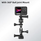 Aluminum 360 Degree Rotation Camera Mount, Metal Bracket Adapter Compatible - Image 5