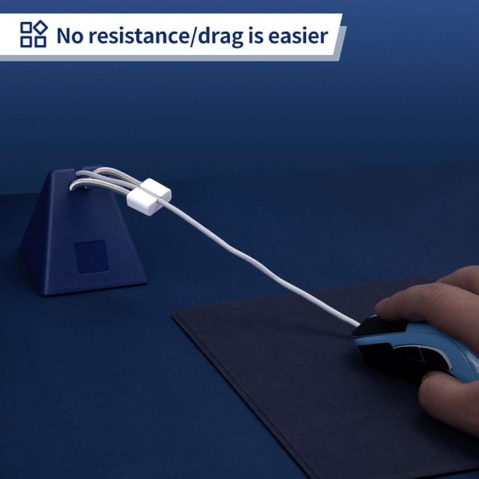 Hotline Games Mouse Bungee Mouse Cord Clip Cord Management System Fixer Holder - Image 4