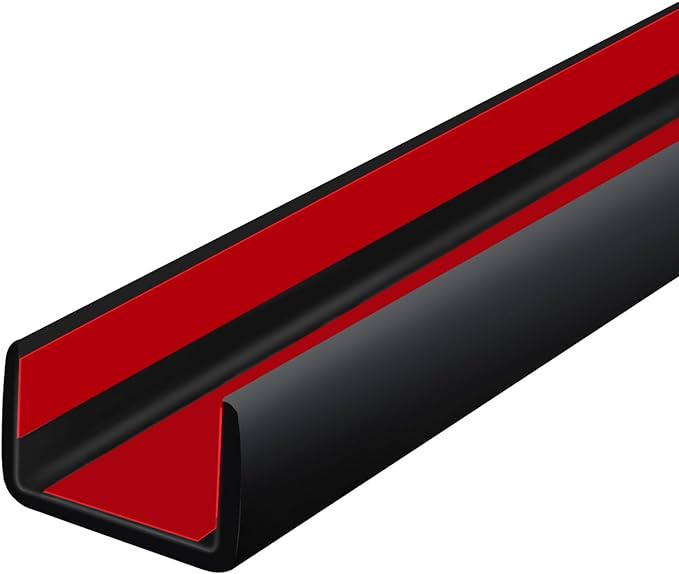 Rubber Edge Trim, Self Adhesive U Channel Edge Trim, Big Size U Shaped Trim by Protalwell