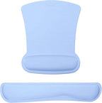 MOSISO Wrist Rest Support for Mouse Pad & Keyboard Set, Ergonomic Mousepad by MOSISO