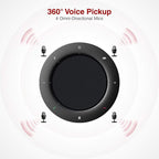 4K Conference Room Camera System, AI Auto-Tracking PTZ Camera 3x Optical/5x - Image 9