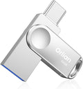 64GB USB C Flash Drive, Dual Drive USB 3.0 and Type C Thumb Drive Up to 110MB/s by Orlian
