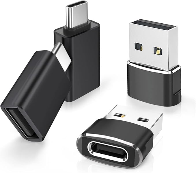 Elebase 4Pack USB to USB C Adapter by Elebase