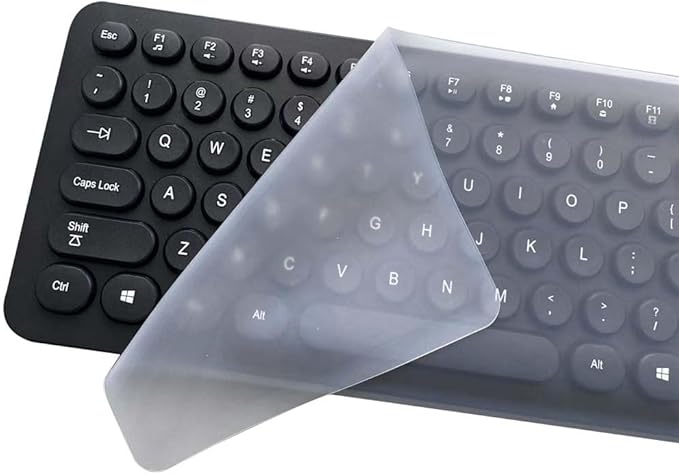 Ultra Thin Desktop PC Silicone Clear Keyboard Cover Skin Protector by Unknown
