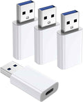 OTG Adapter【4-Pack】 USB-C Female to USB-A Male Adapter USB to USB C Adapter by Fidioto