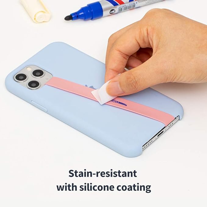Sinjimoru Stretchable Silicone Phone Strap, Flexible and Elastic Grip Holder - Image 7