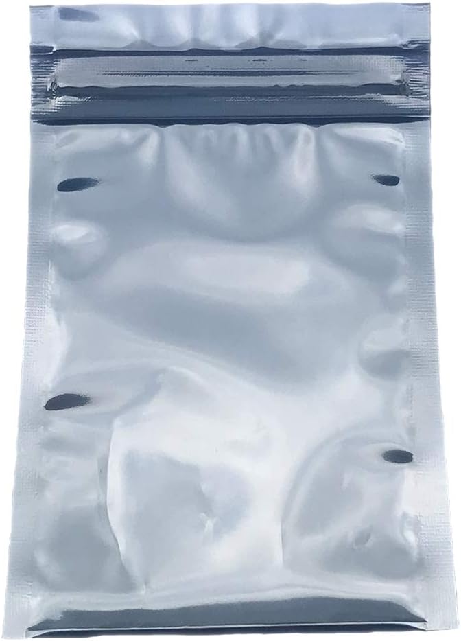 100pcs 3.15X4.72in/8X12cm Anti Static Bags, ESD Bags Resealable by Daarcin