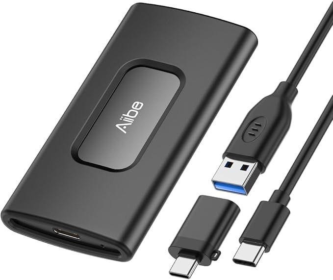 Aiibe 500GB External Solid State Drive USB C Portable SSD USB 3.2 Gen 2 - Image 8