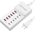 USB Charging Station 50w10A 12 Ports Multiple Charging Block, USB C Strip by SCCVEE