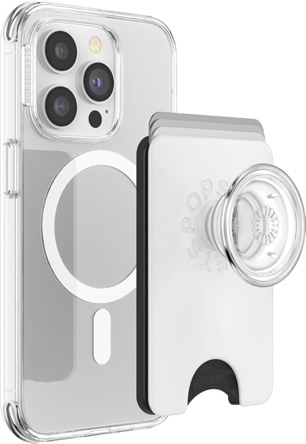 PopSockets Phone Wallet with Expanding Grip and Adapter Ring by PopSockets