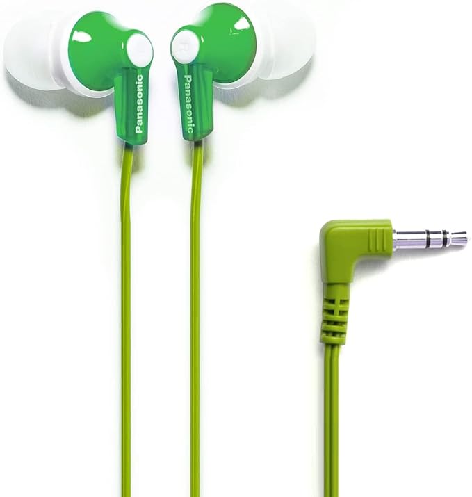 Panasonic ErgoFit Wired Earbuds, 3.5mm Jack In-Ear Headphones by Panasonic
