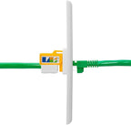 Cmple - RJ45 Keystone Jack 90 Degree Cat5e Keystone Jack Insert Punch Down RJ45 - Image 4