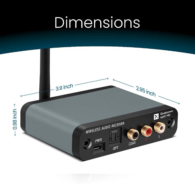 BLT-HD aptX HD Bluetooth Receiver, Hi-Fi Bluetooth v5.1 Audio Adapter - Image 8