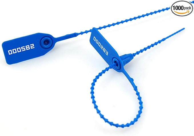 Leadseals 1000 Plastic Tamper Seals, Zip Ties by LeadSeals