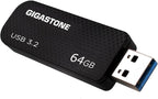 Gigastone Z30 64GB USB3.0 Flash Drive, Capless Retractable Design Pen Drive by Gigastone