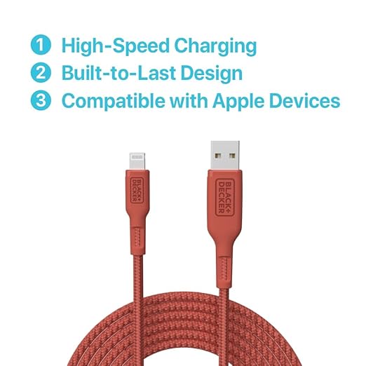 BLACK+DECKER Lightning to USB Cable - Image 2