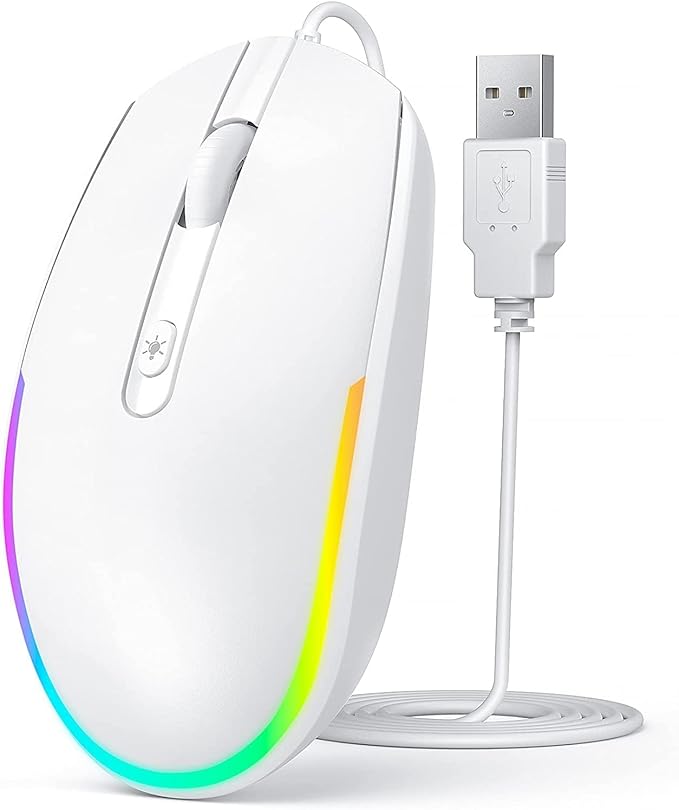 Seenda Wired RGB Backlit Optical LED Mouse by seenda-JustBeYourself