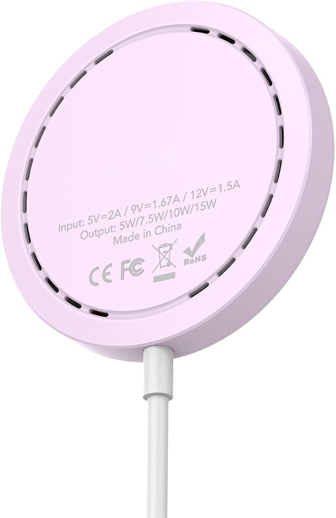 Wireless Charger, 15W Max Fast Magnetic Wireless Charging Pad Compatible - Image 2