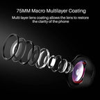 Professional Phone Camera Lens 75mm Macro Lens HD DSLR Effect Clip-on - Image 2