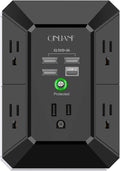 USB Wall Charger, Surge Protector, QINLIANF 5 Outlet Extender by QINLIANF