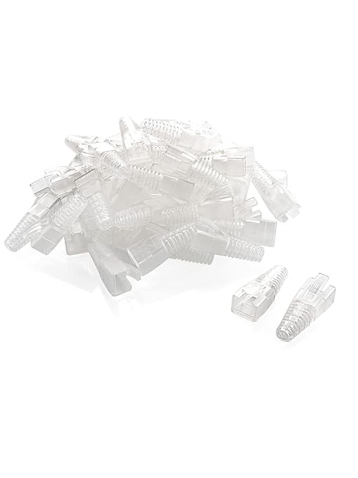 CableCreation RJ45 Ethernet Network Cable Strain Relief Boot 50-Pack Fits Cat5 by CableCreation