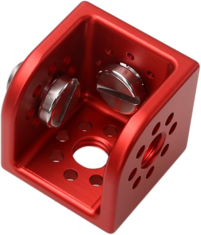 Block 3/8" Thread Bracket Lock Mounting Adapter Right Angle by HangTonConnect