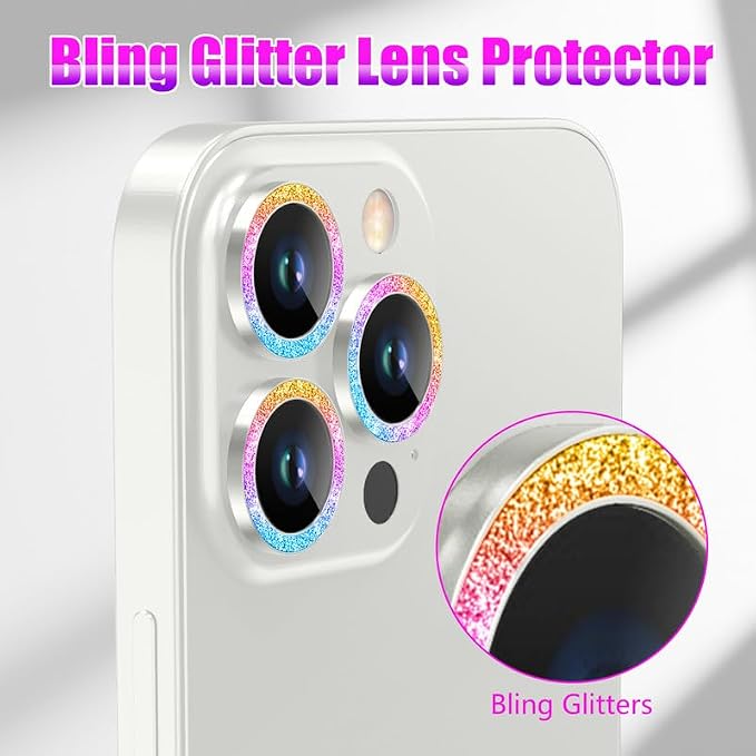 AGVEE 3+3 6 Pack for iPhone 12 Pro Max 6.7" Camera Lens Cover Protector - Image 5