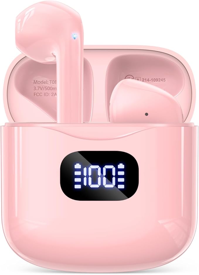 KTGEE Wireless Earbuds Bluetooth 5.3 Headphones, 40Hrs Playback Stereo Ear Buds by KTGEE