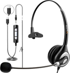 Wantek Headset with Microphone for PC Wired Headphones by Wantek