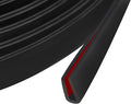 Edge Trim, 3/32" Rubber Edge Trim, Flexible Self Adhesive U Channel Edge by Protalwell