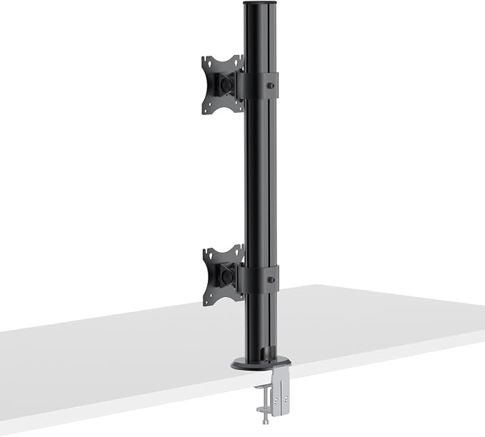 BEWISER Dual Monitor Stand Desk Mount- Vertical Heavy Duty Monitor Riser Fits - Image 7