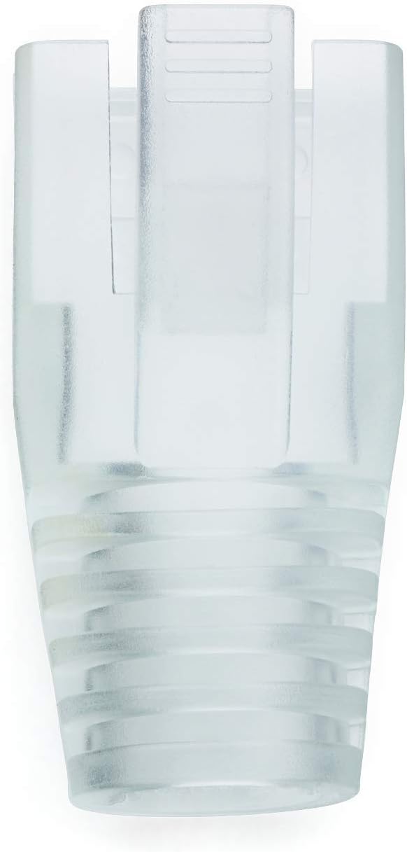 trueCABLE RJ45 Strain Relief Boots, 7.5mm Slip-On PVC Plug Cover, Transparent - Image 5