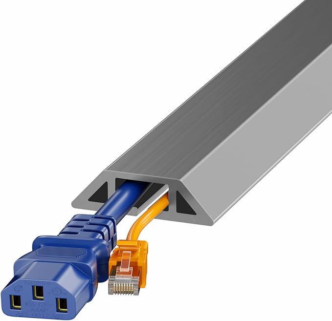 Yecaye 4ft Floor Cord Cover, Cord Covers by Yecaye