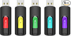 Aiibe 128GB Flash Drive 5 Pack 128GB USB Flash Drives Thumb Drive 128 GB USB by Aiibe