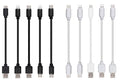 10-Pack Multi Short USB Cables & TypeC-C Cables by JuSoFU