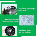 4PCS Cable Grommets, 2-15/16" Desk Hole Cover Petal Shaped Buckle Type Nylon - Image 3
