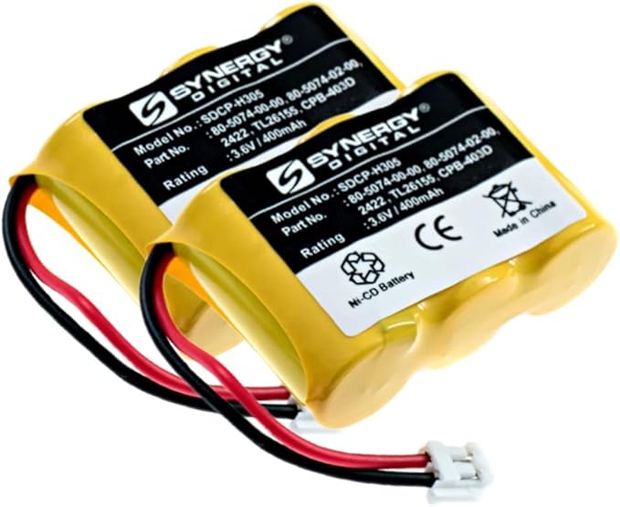 Synergy Digital Cordless Phone Batteries, Compatible by Synergy+Digital