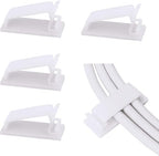 SOULWIT® 50 x Self-Adhesive Cable Management Clips by SOULWIT