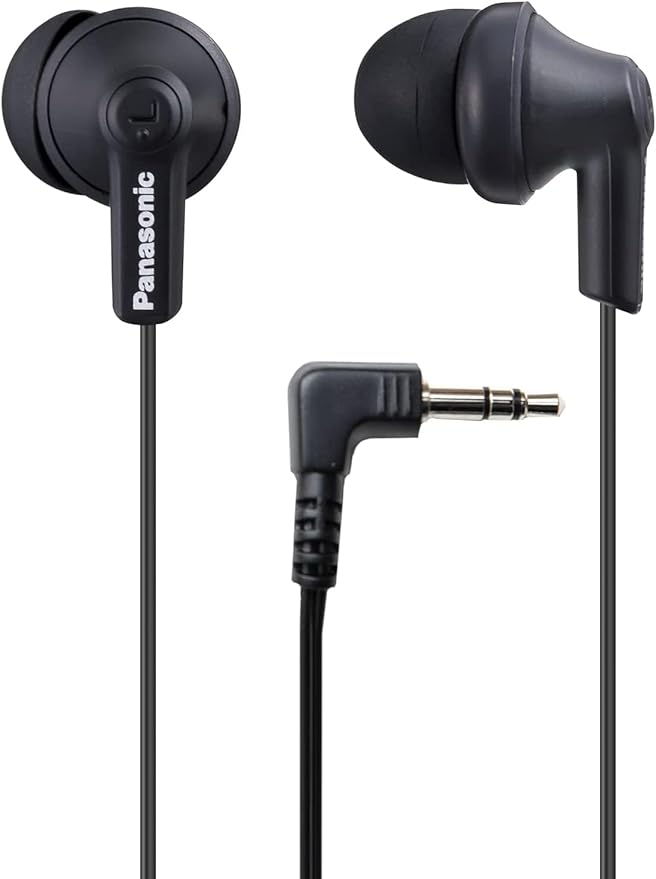 Panasonic ErgoFit Wired Earbuds, 3.5mm Jack In-Ear Headphones by Panasonic