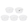 uxcell 5 Pcs 50mm Desk Grommet, Plastic Cable Hole Cover, Wire Cord Cable by uxcell