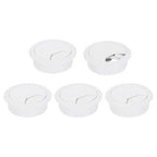 uxcell 5 Pcs 50mm Desk Grommet, Plastic Cable Hole Cover, Wire Cord Cable by uxcell