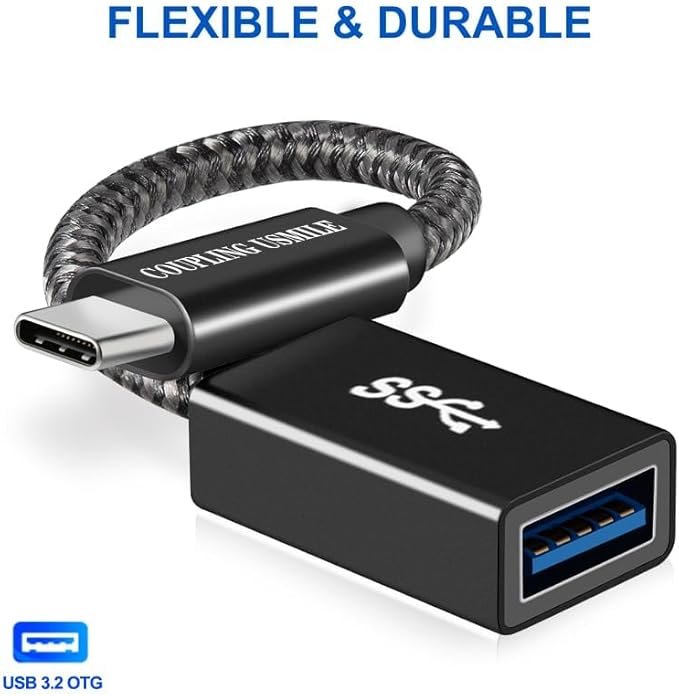 USB C to USB 3.2 Adapter, Transfer up to 10Gbps, Type C to USB(Male-Female OTG - Image 8